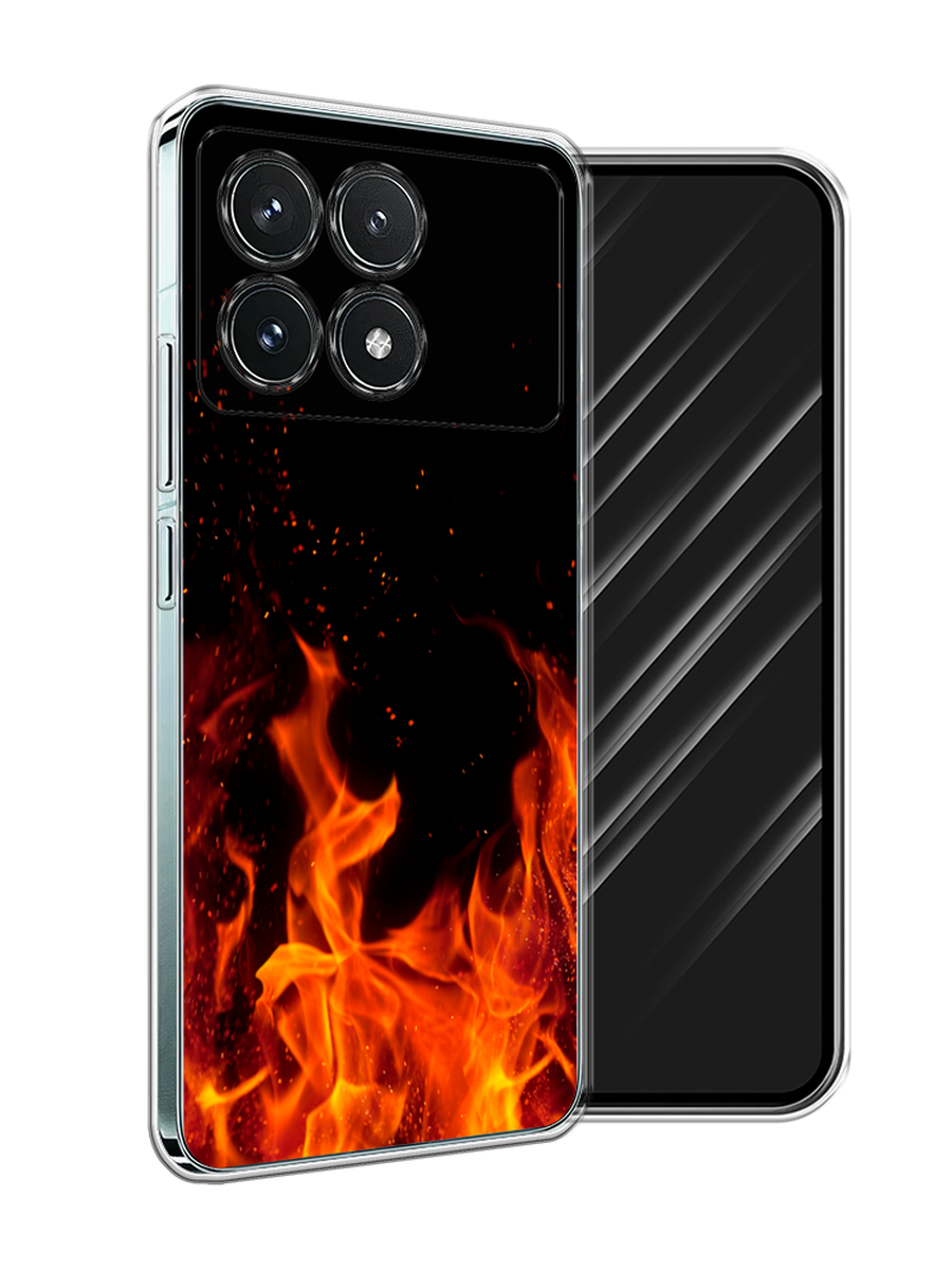 

Чехол Awog на Xiaomi Redmi K70 5G "Все в огне", Оранжевый;черный, 320850-1