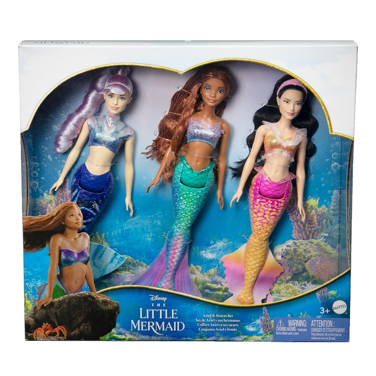 Кукла Disney Сестрички Ариэль Маленькая Русалочка Little Mermaid