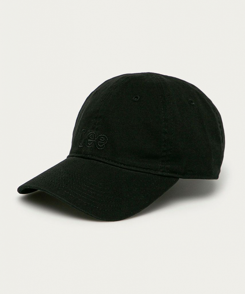 фото Бейсболка мужская lee cap black черная