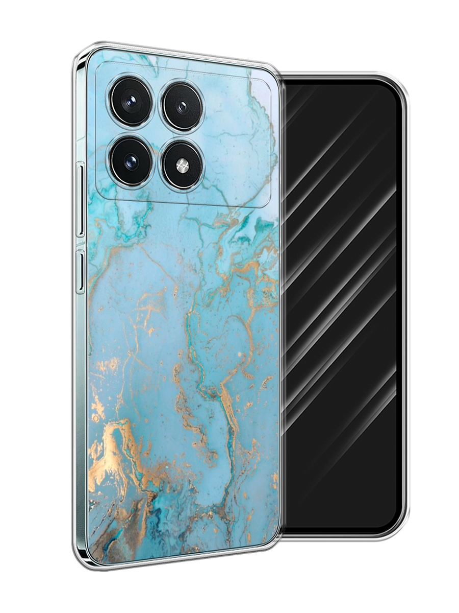 

Чехол Awog на Xiaomi Redmi K70 5G "Голубой мрамор рисунок", 320850-1