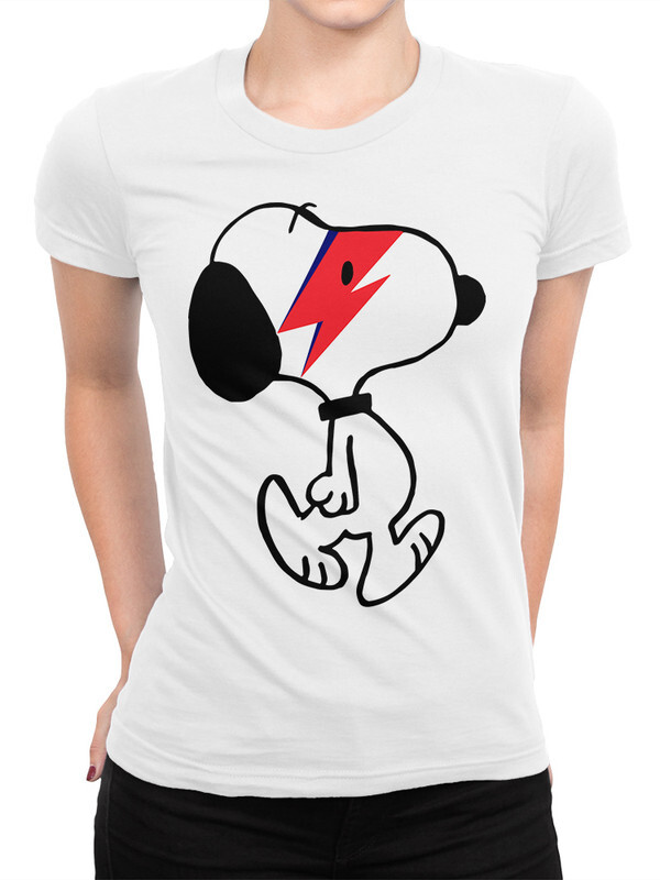 

Футболка женская Dream Shirts Снупи Боуи белая XS, Снупи Боуи