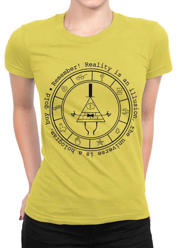 

Футболка женская Dream Shirts Гравити Фолз - Gravity Falls желтая XL, Гравити Фолз - Gravity Falls