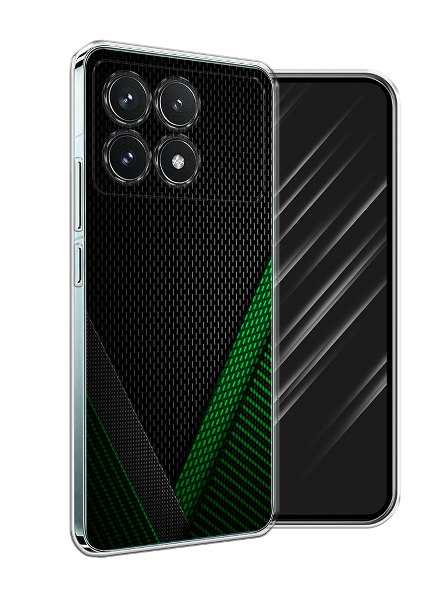 

Чехол Awog на Xiaomi Redmi K70 5G "Зеленый карбон", Черный;зеленый, 320850-1