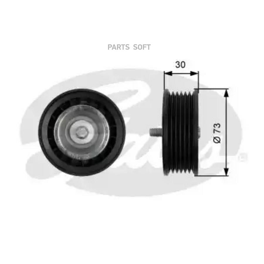 

GATES Ролик ручейкового ремня GATES T36435