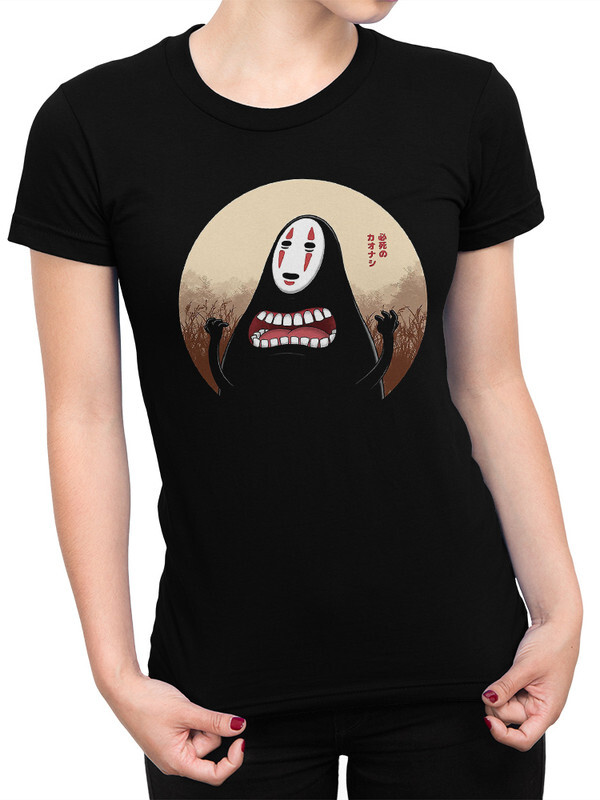 фото Футболка женская dream shirts унесенные призраками - spirited away черная 3xl