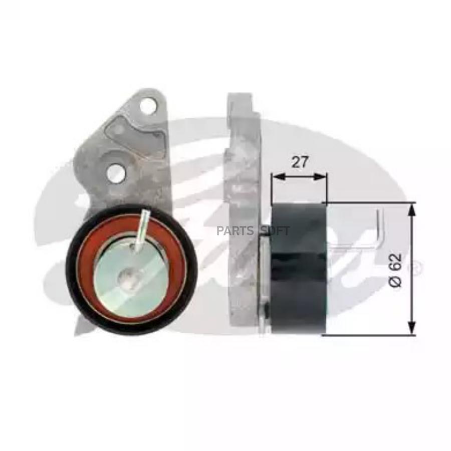 

GATES Ролик ручейкового ремня GATES T43127