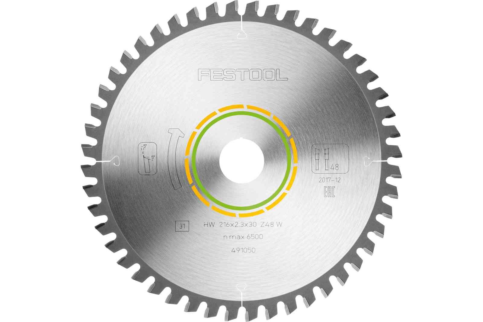 фото Пильный диск festool 216x2,3x30 w48 491050