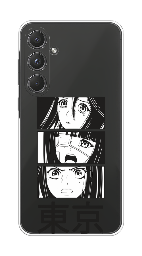 

Чехол на Samsung Galaxy A55 5G "Tokyo girls", Белый;черный;прозрачный, 2109450-1