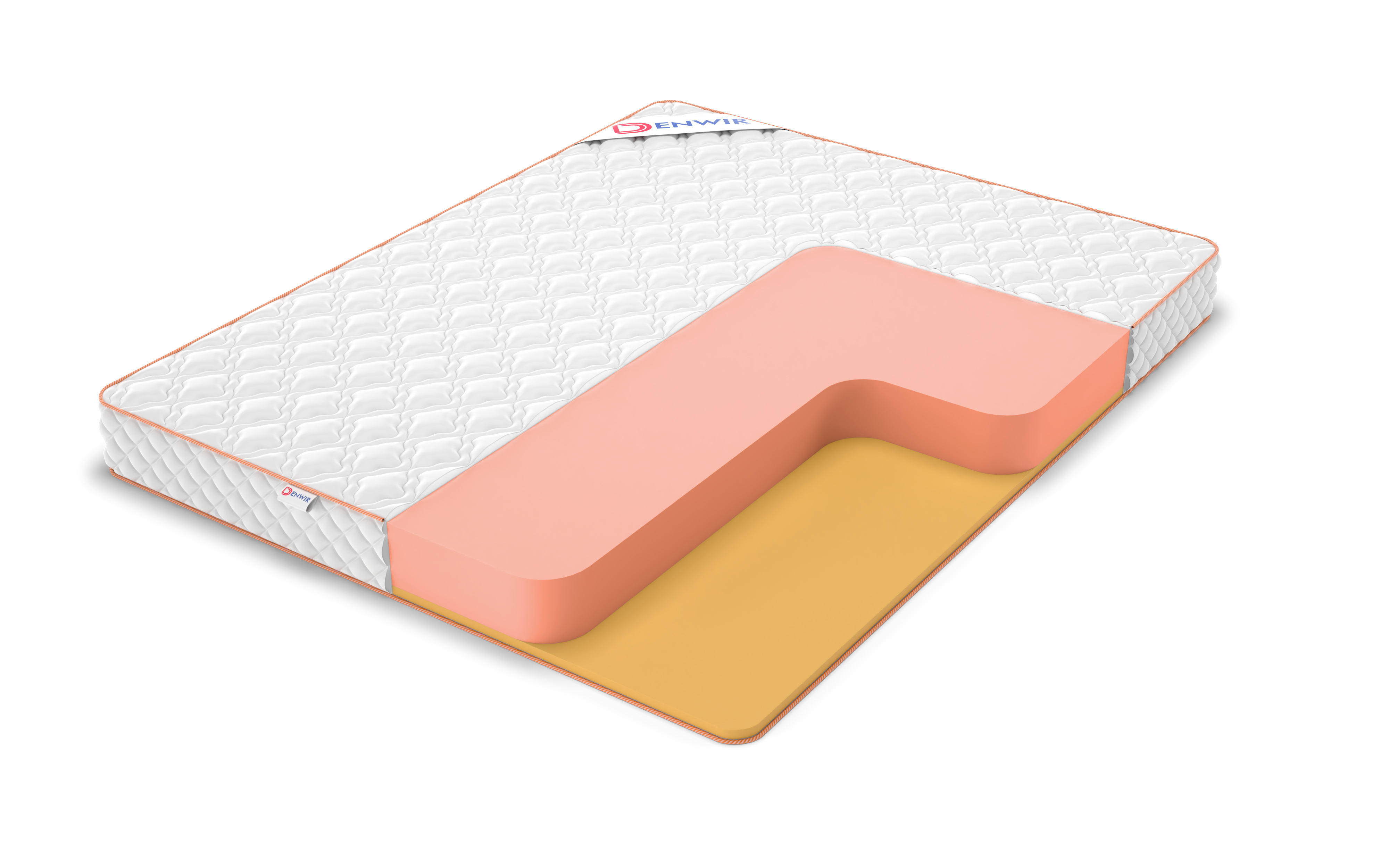 

Матрас беспружинный Denwir TOP MEMO 16 85х190, 17 см, Белый, TOP MEMO 16