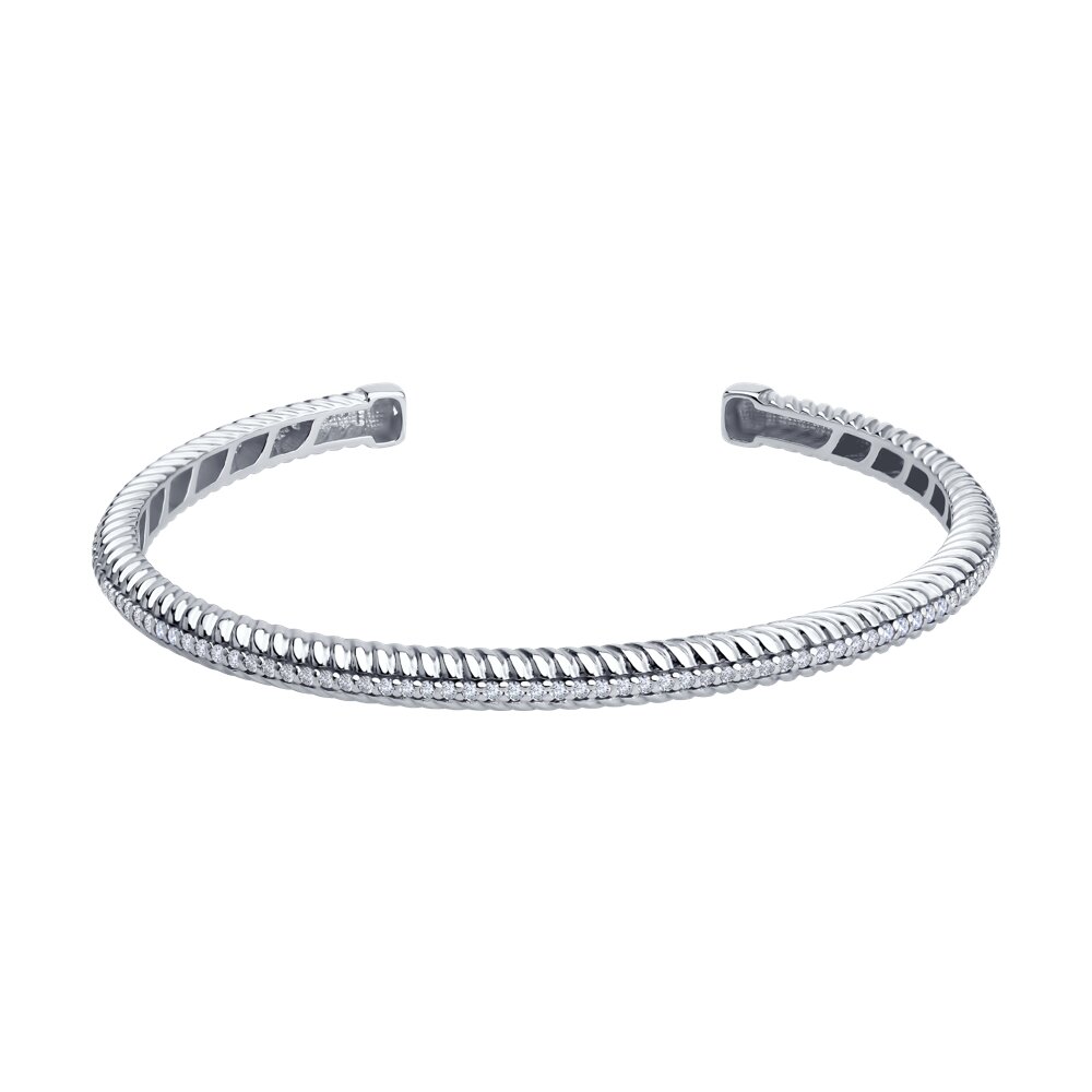 

Браслет из серебра р. 16 Diamant 94-150-02161-1, фианит, 94-150-02161-1