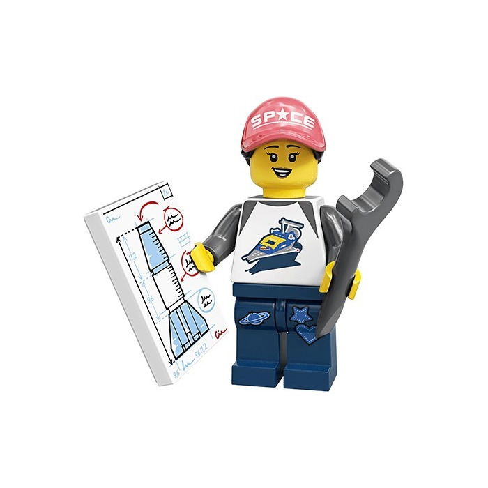 Конструктор LEGO Minifigures 71027-6 Любитель космоса, 1шт. конструктор lego minifigures 71027 11 атлет 1шт