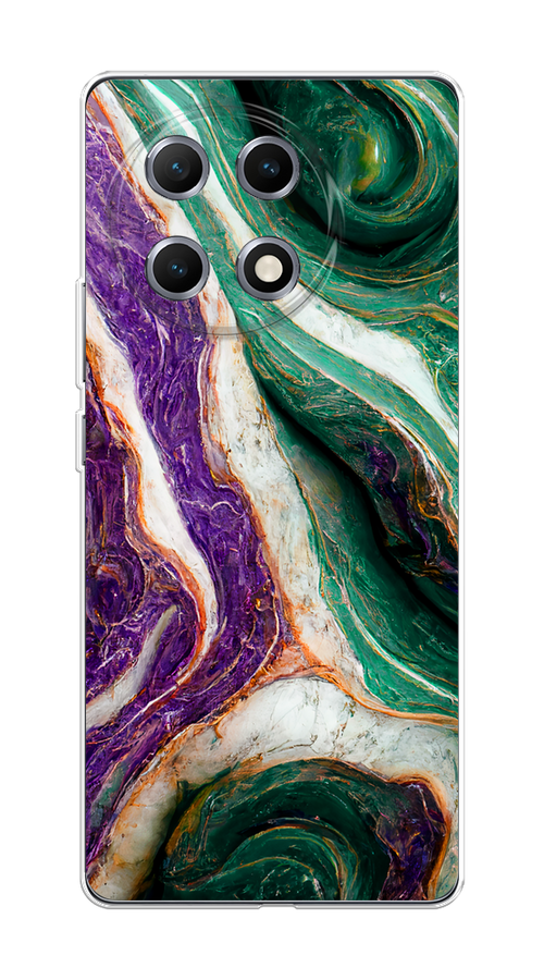 

Чехол на Tecno Camon 30S "Фиолетово-зеленый мрамор", Зеленый;фиолетовый, 309650-1
