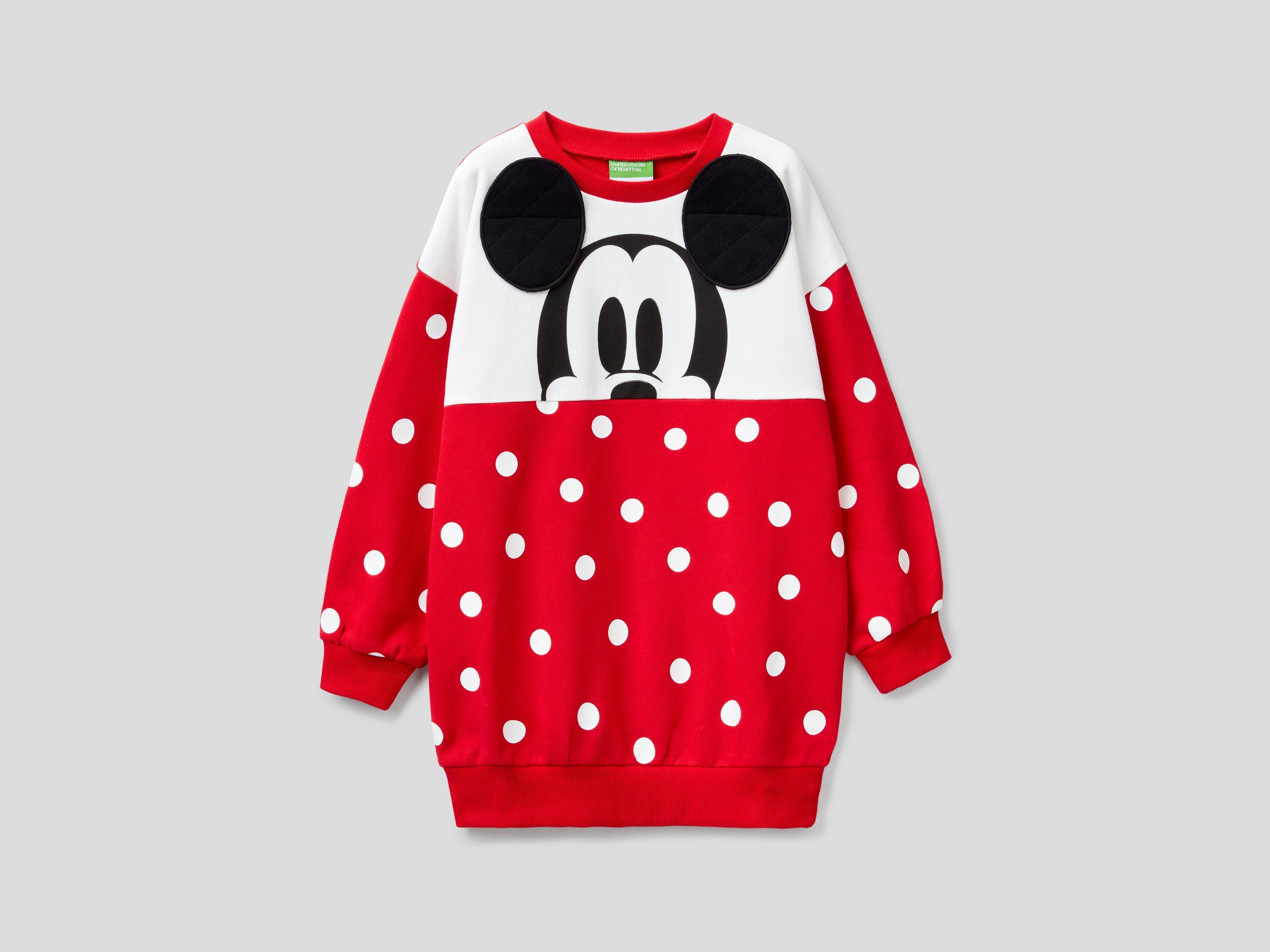 

Свитшот для девочек Benetton цв. красный р.140, 21A_3IGUC15DN