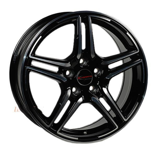 

Колесный диск Yamato 7,5x17/5x114,3 ET52,5 D67,1 Haruki BFP, Черный