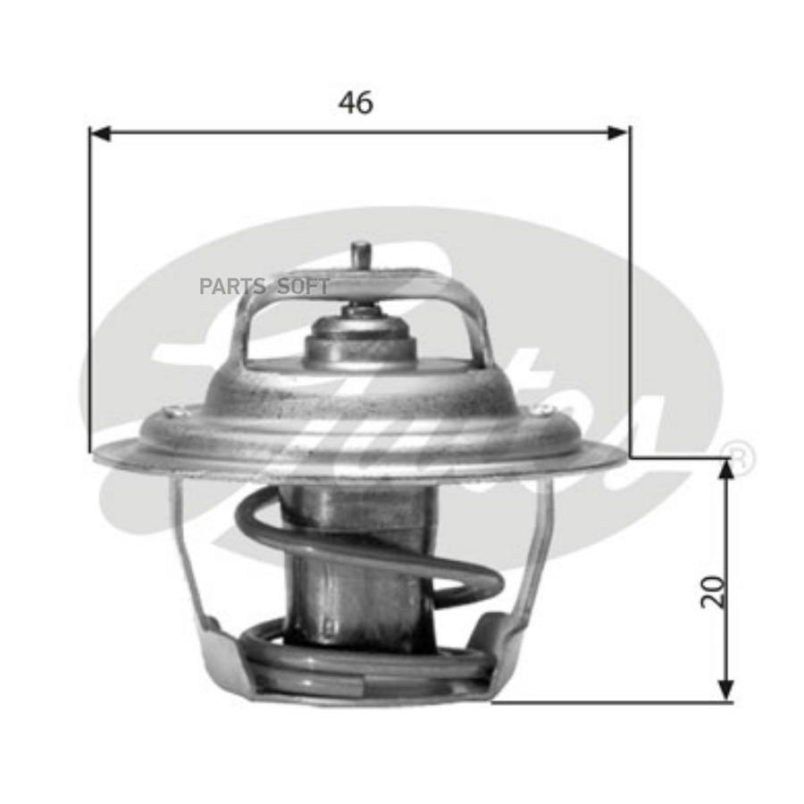 GATES Термостат GATES TH02791G1