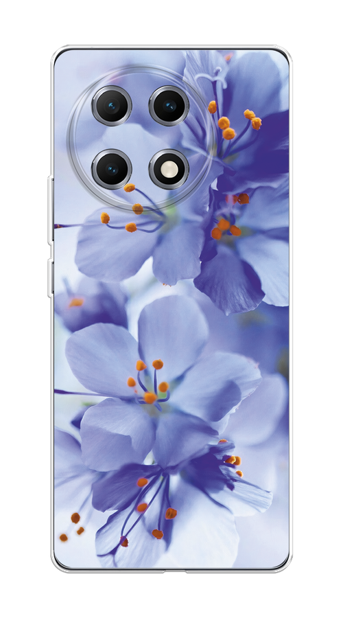 

Чехол на Tecno Camon 30S "Фиолетовые цветки", Фиолетовый;синий, 309650-1