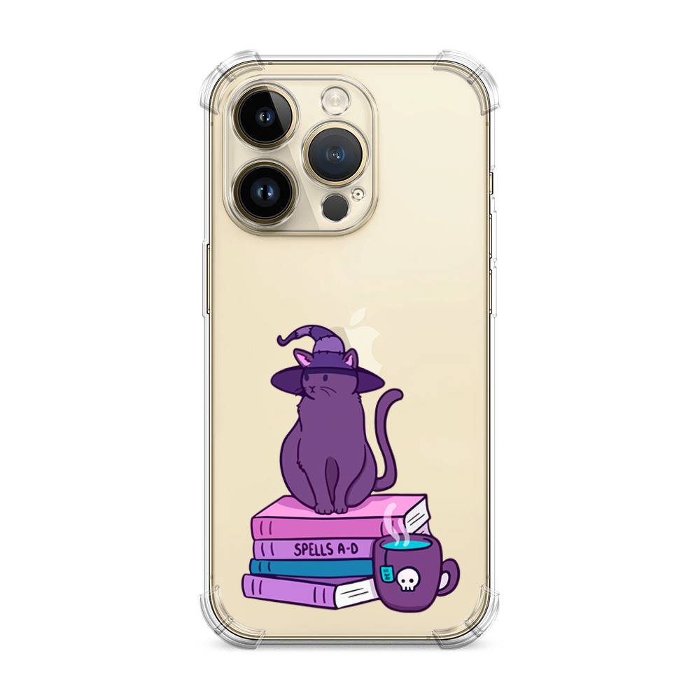

Чехол Awog на Apple iPhone 14 Pro / Айфон 14 Про "Magic Cat", Розовый, 15251-1