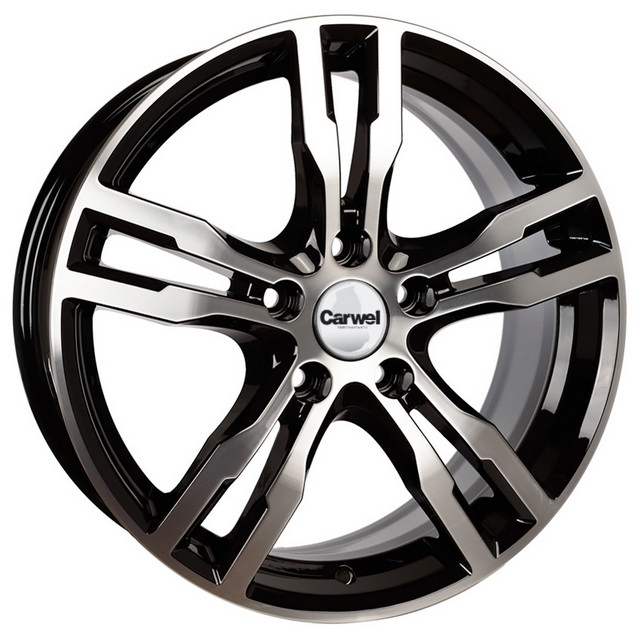 

Колесный диск Carwel Аврас 193 7.0x17/5x108 D63.35 ET50, Черный;серебристый