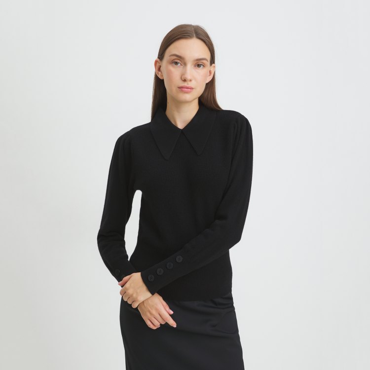 

Джемпер женский Maison David QM3325 черный L, QM3325