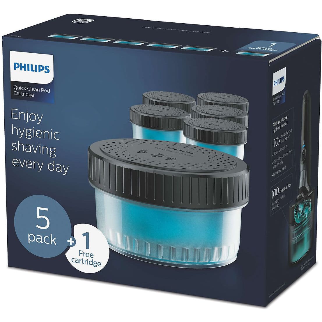 Картриджи для бритвы Philips QuickClean CC16/50, 6 шт