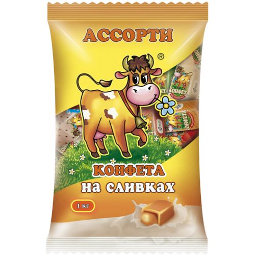 

Конфеты молочно-сливочные Вольская конфета Cream fudge на сливках ассорти