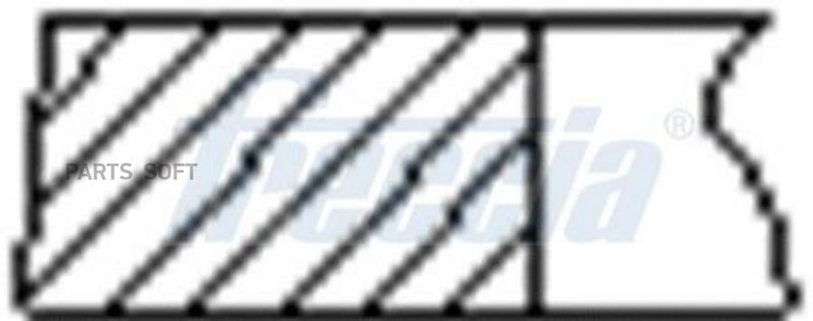 

Комплект Поршневых Колец На 1 Цилиндр Vw Std D82.5 Freccia арт. FR10505700