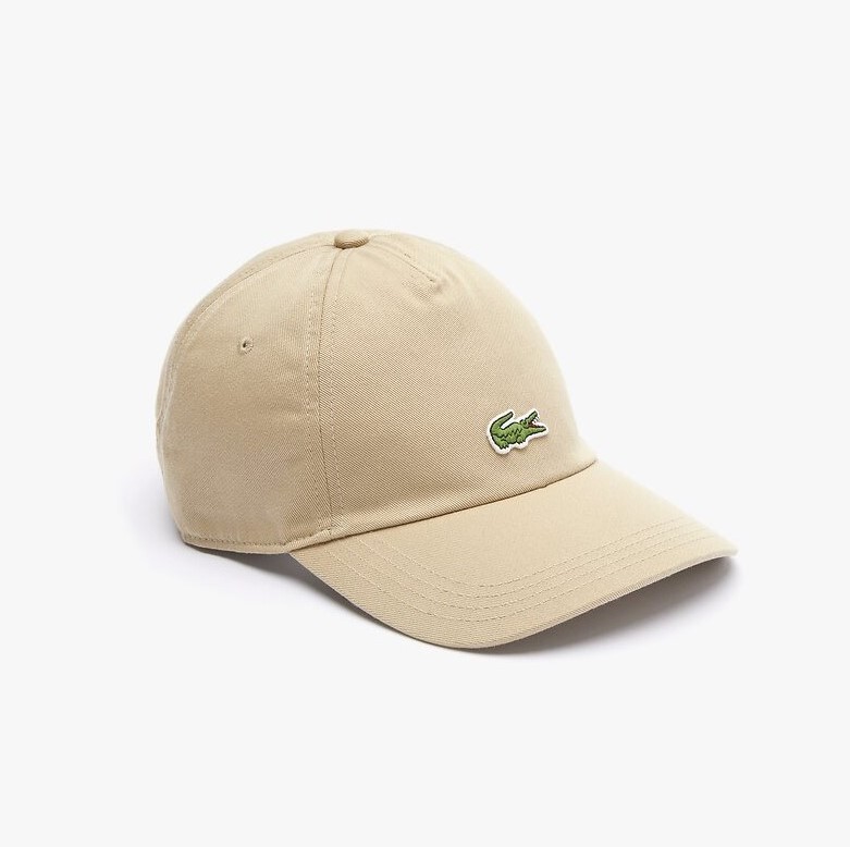 фото Бейсболка унисекс lacoste lacoste cap бежевая, р. 56-60