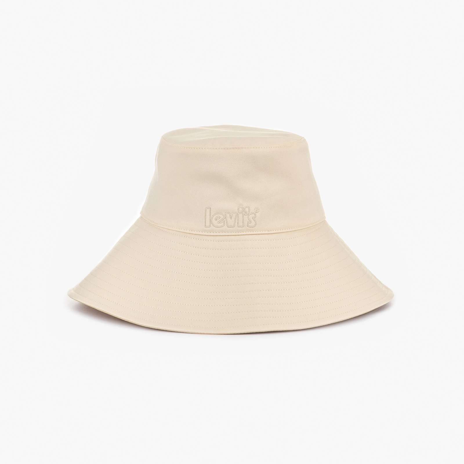 фото Панама женская levi's women reversible sun hat бежевая, р. 56-57