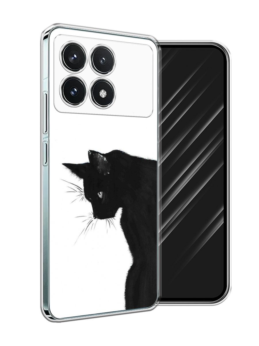 

Чехол Awog на Xiaomi Redmi K70 5G "Black cat", Черный;белый, 320850-1