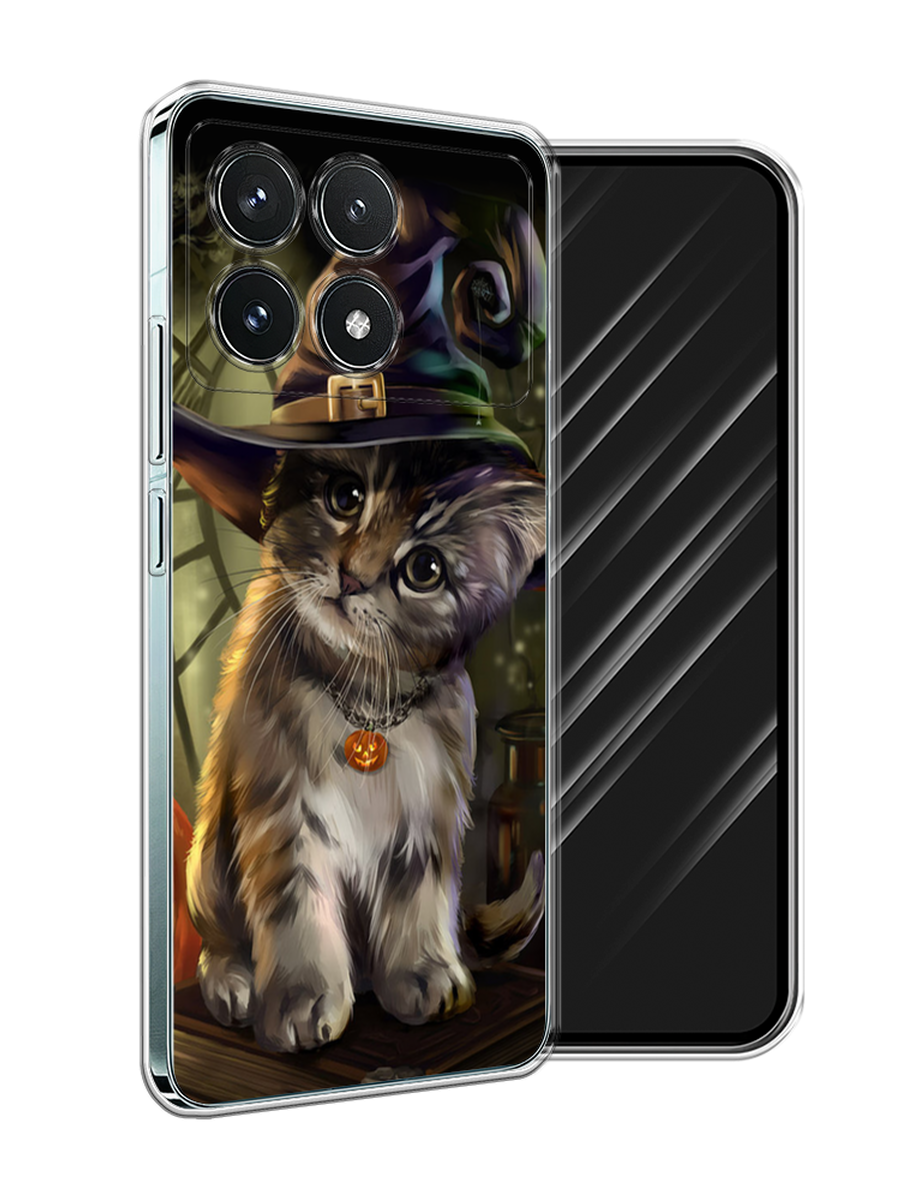 

Чехол Awog на Xiaomi Redmi K70 5G "Кот на Хэллоуин", Зеленый;серый, 320850-1
