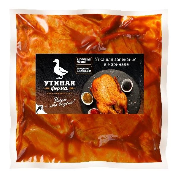

Тушка утиная Утиная Ферма Рождественская в маринаде охлажденная +-1,5 кг
