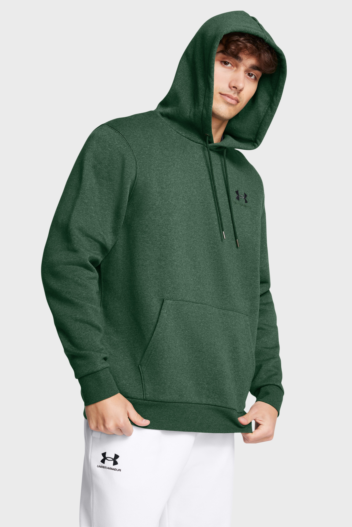 

Толстовка Under Armour для мужчин, флисовая, зелёная, размер L, 1373880-301, Зеленый, 1373880