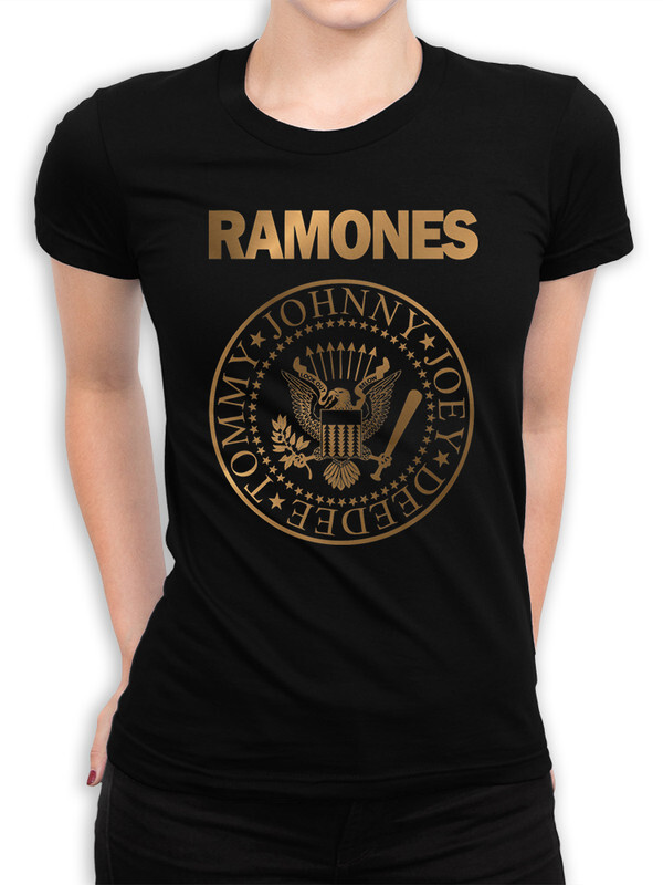 фото Футболка женская dream shirts ramones черная 3xl