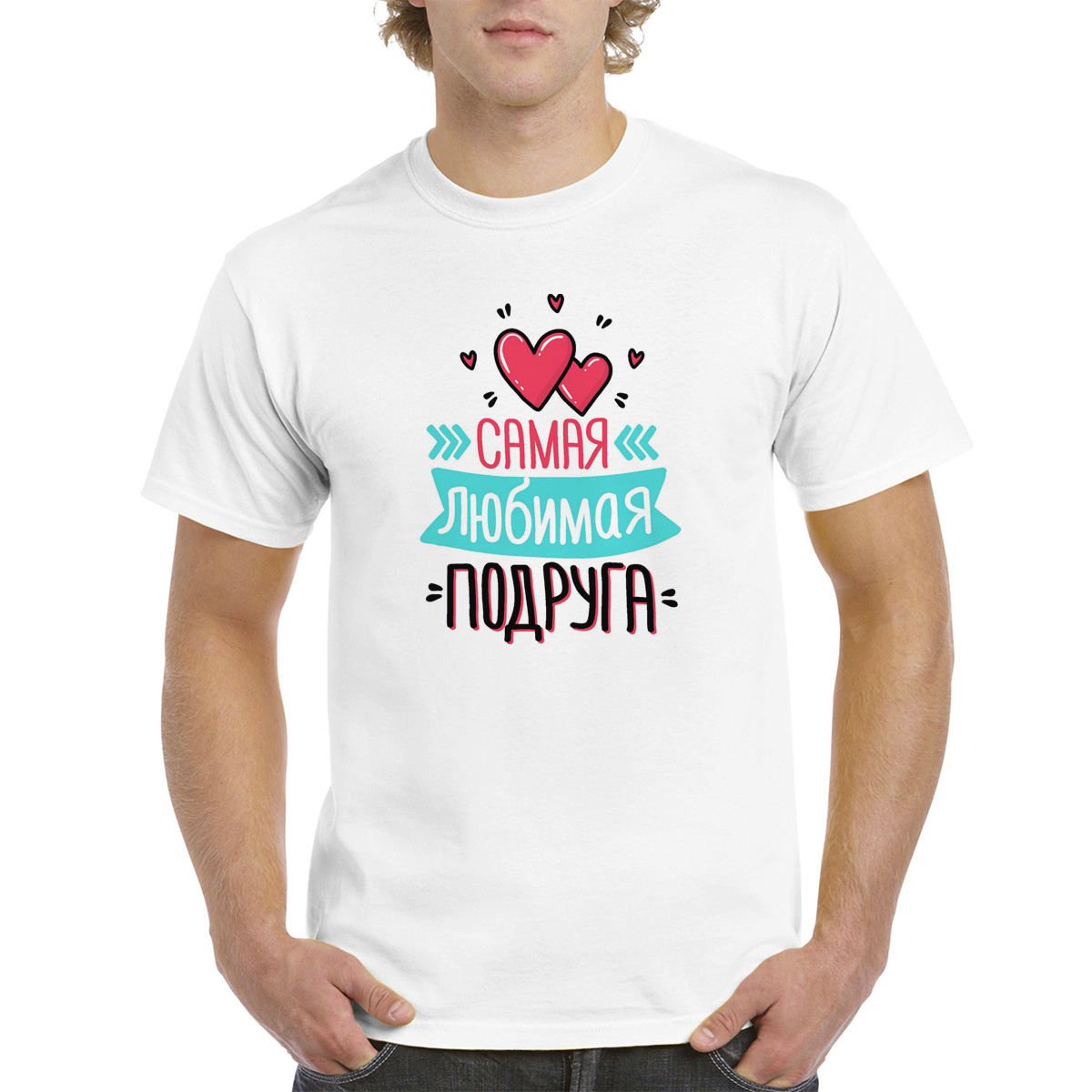 

Футболка женская CoolPodarok M0113370 белая 50 RU, Белый, M0113370