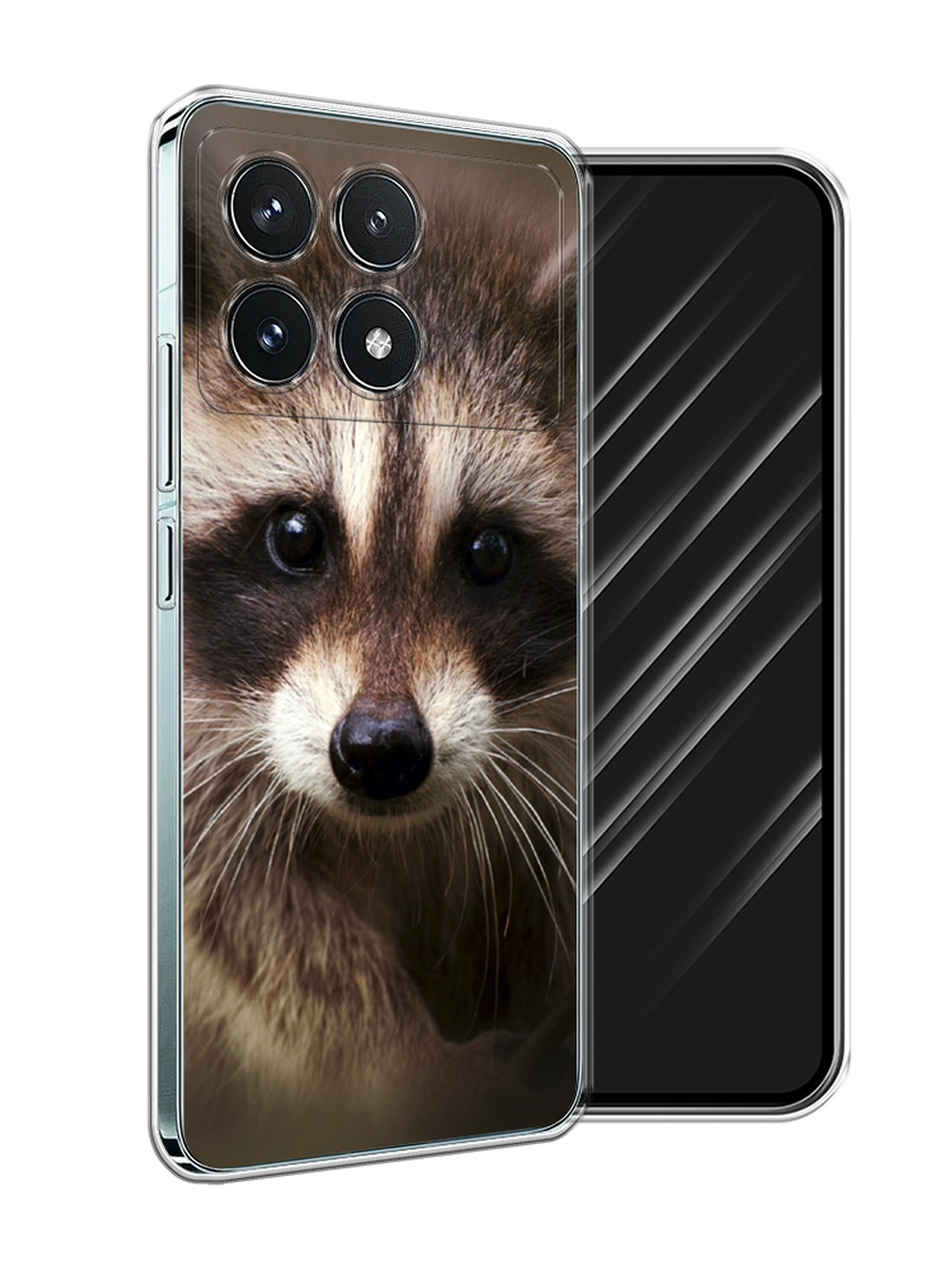 

Чехол Awog на Xiaomi Redmi K70 5G "Енот", Коричневый, 320850-1