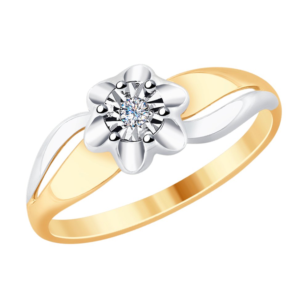 

Кольцо из золота с бриллиантом р 17 Diamant 51-210-00019-1, 51-210-00019-1