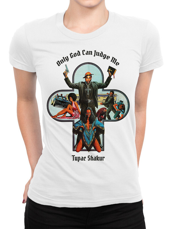 

Футболка женская Dream Shirts Тупак Шакур белая L, Тупак Шакур