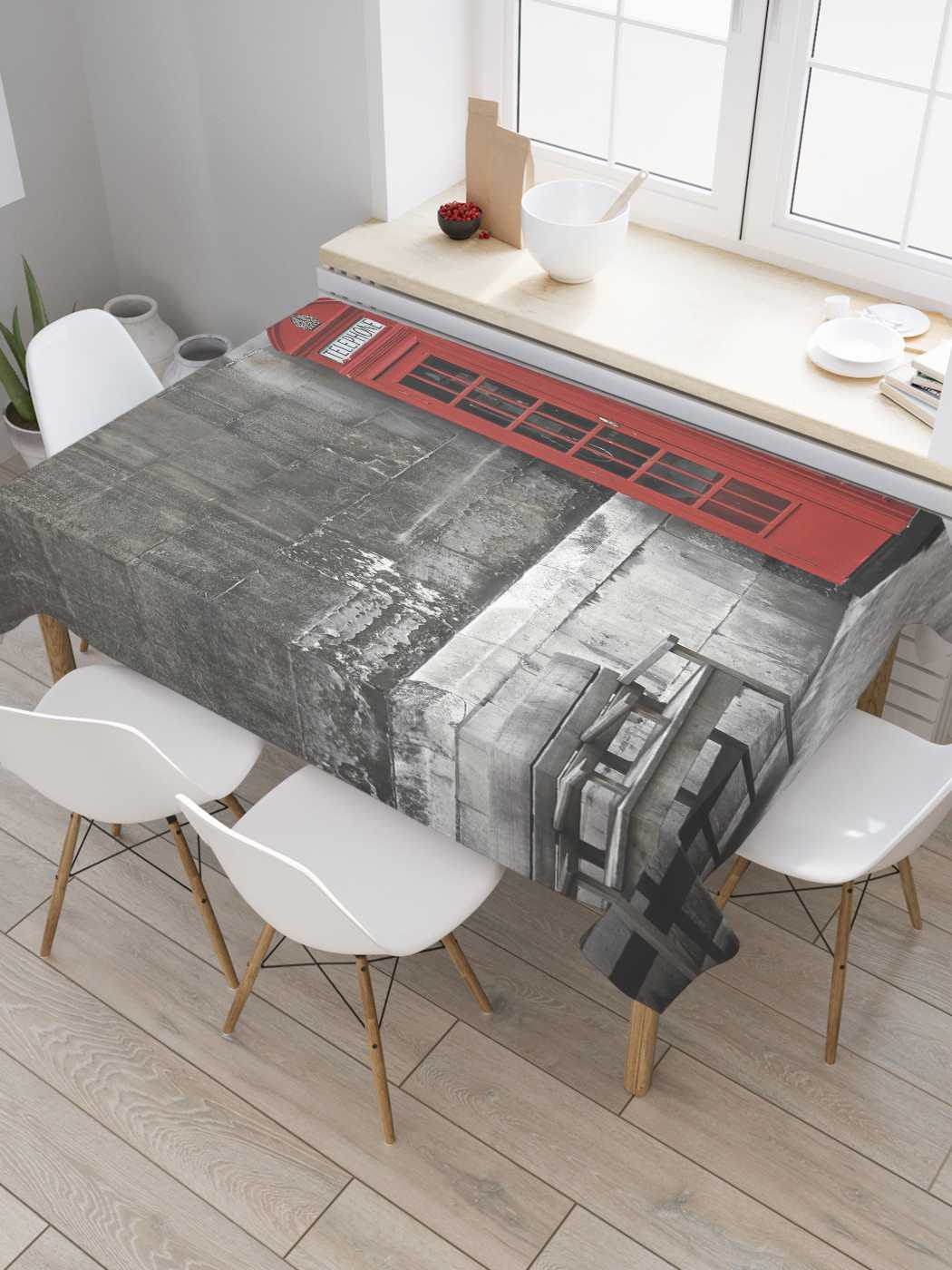 

Скатерть прямоугольная JoyArty "Последний звонок" из оксфорда, 120x145 см, Серый, Последний звонок