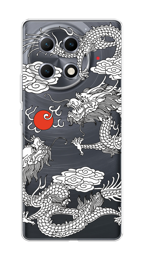 

Чехол на Tecno Camon 30S "Драконы с ножом", Прозрачный;черный;белый, 309650-1