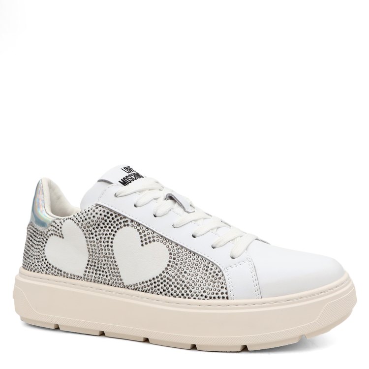 

Кеды женские Love Moschino JA15734G белые 35 EU, Белый, JA15734G