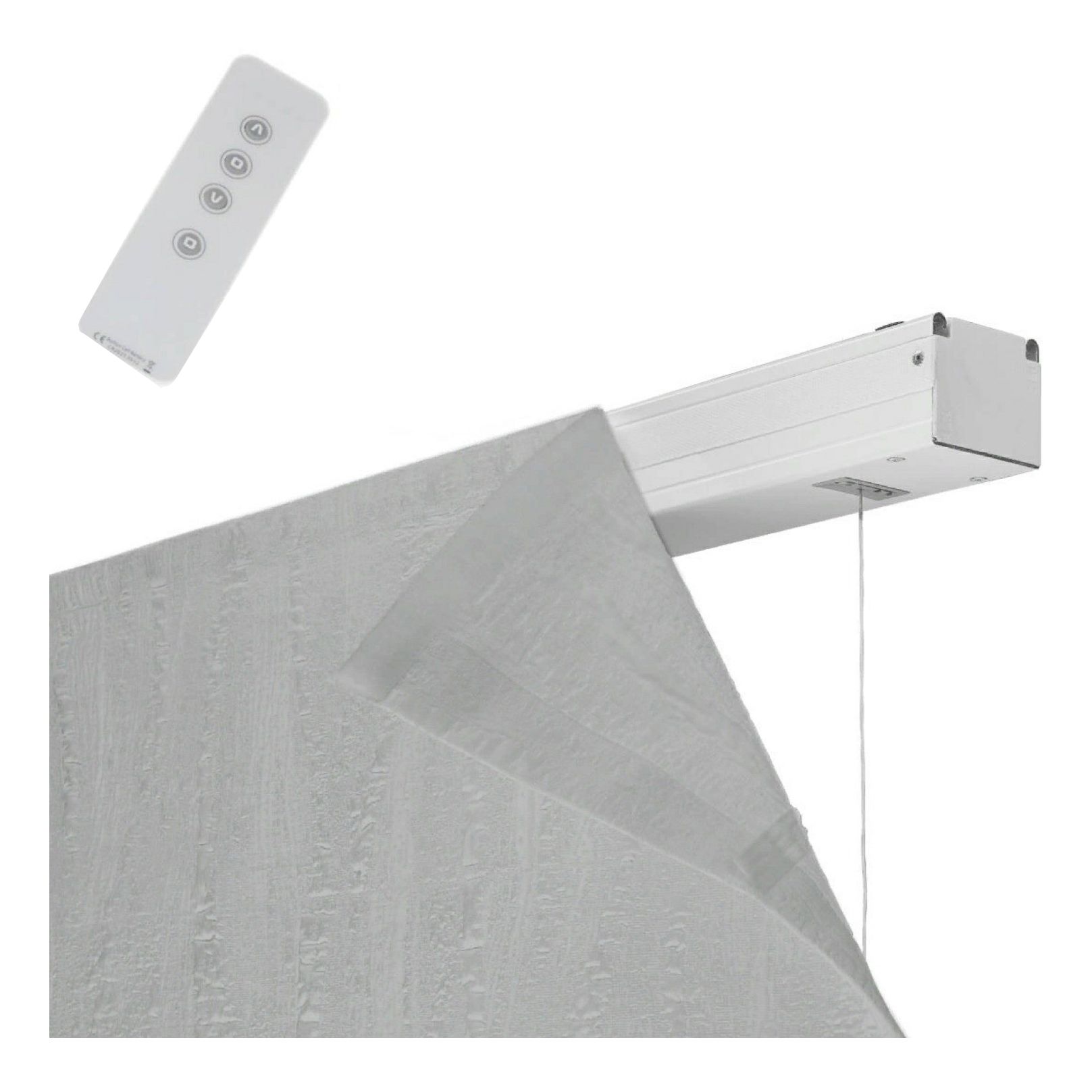 

Римская штора на липучке Dauerhaft 140 x 200 см канвас серая