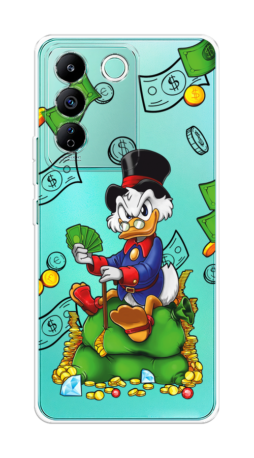 

Чехол на Vivo T2 4G "Scrooge Richness", Черный;синий;зеленый, 269550-1