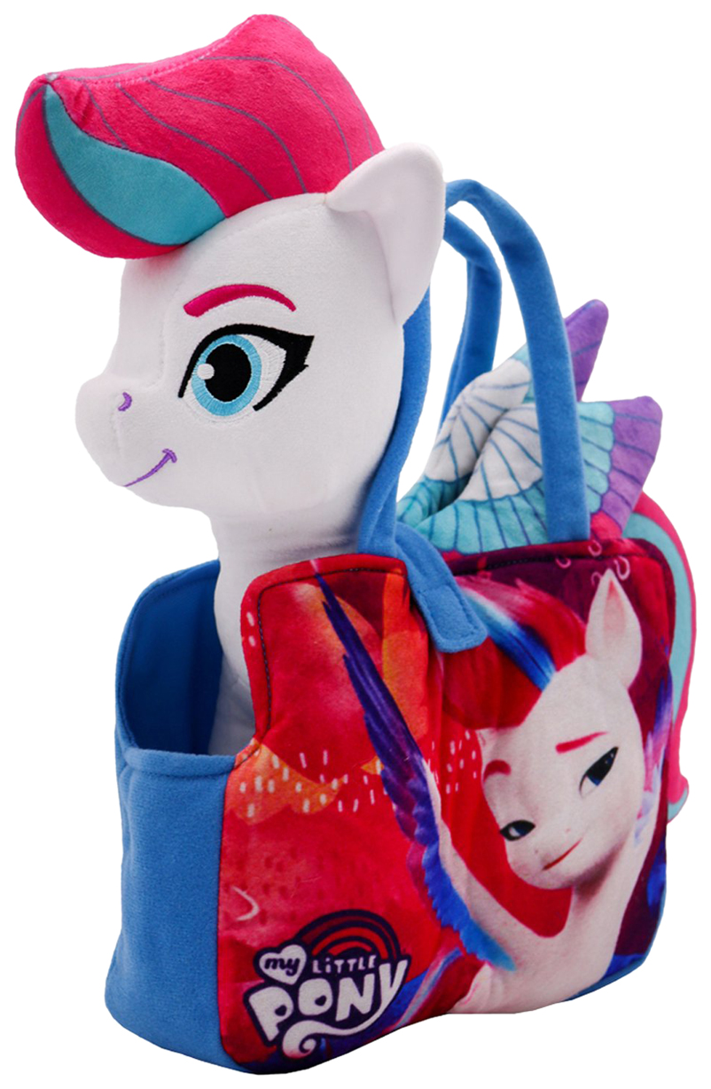фото Мягкая игрушка пони в сумочке yume 25 см