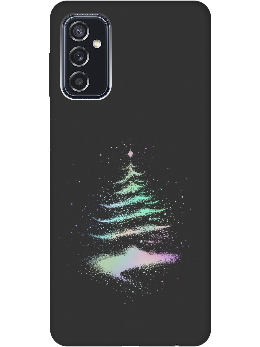 

Силиконовый чехол на Samsung Galaxy M52 5G с принтом "Елочка" матовый черный, Черный;серебристый, 734082141