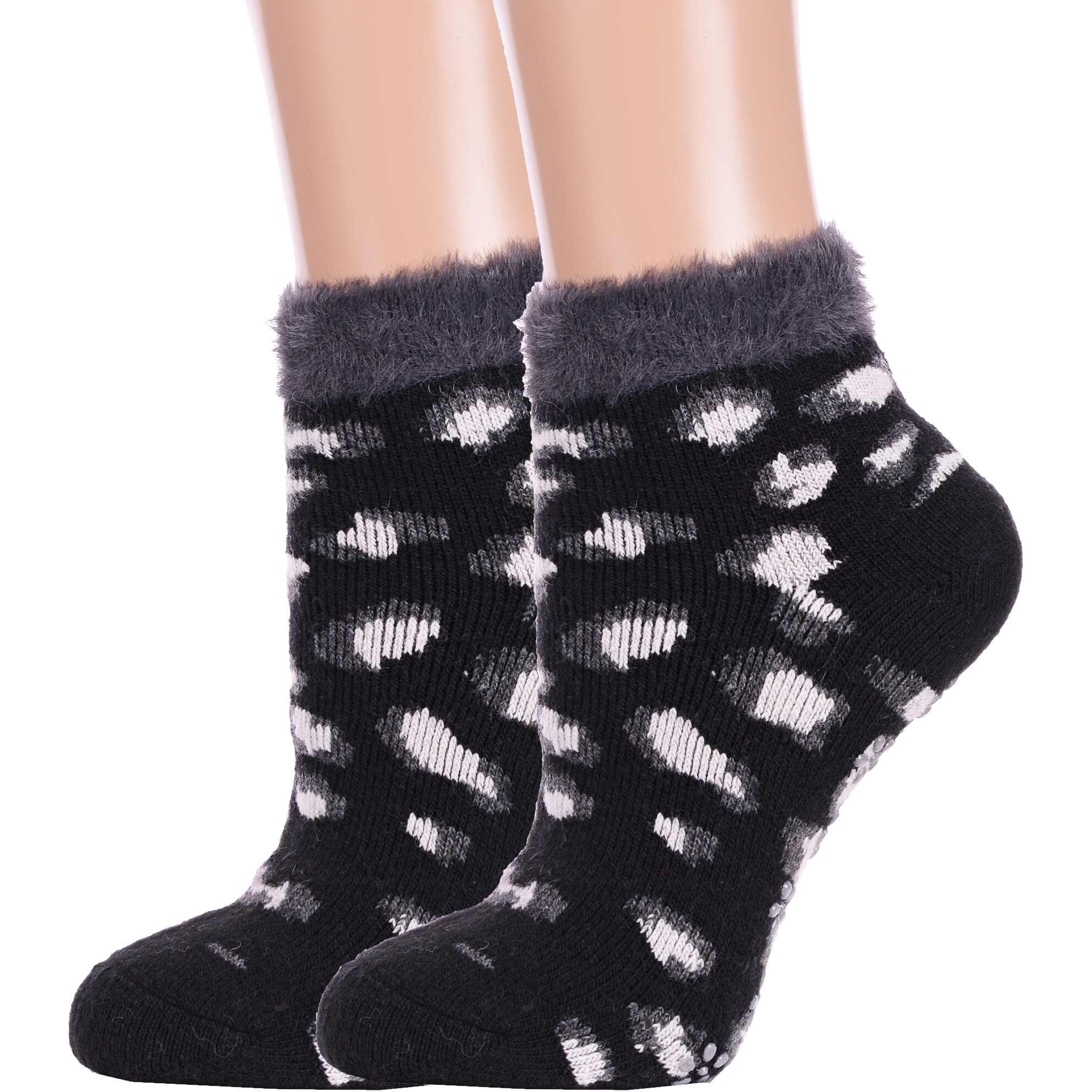 Комплект носков женских Hobby Line 2-Нжау2001 черных 36-40, 2 пары