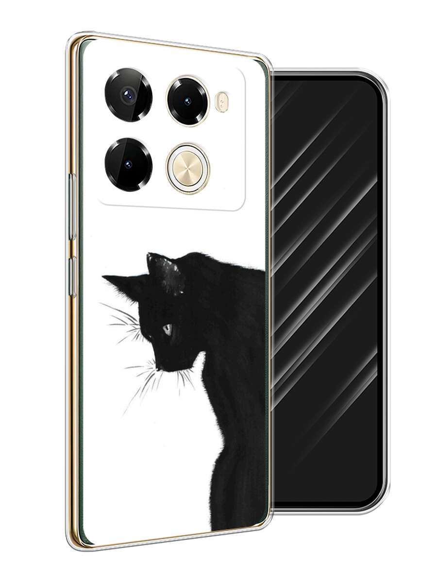 

Чехол Awog на Infinix Note 40 Pro 5G/Note 40 Pro Plus "Black cat", Черный;белый, 3106050-1