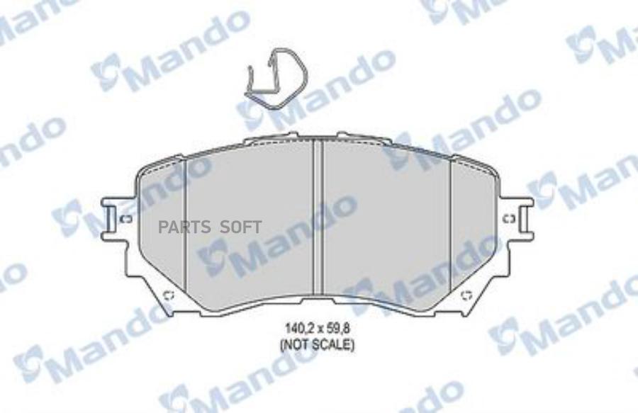 

Тормозные колодки Mando mbf015646