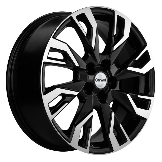

Колесный диск Carwel Чеко 1809 7.0x18/5x110 D67.1 ET35, Черный;серебристый