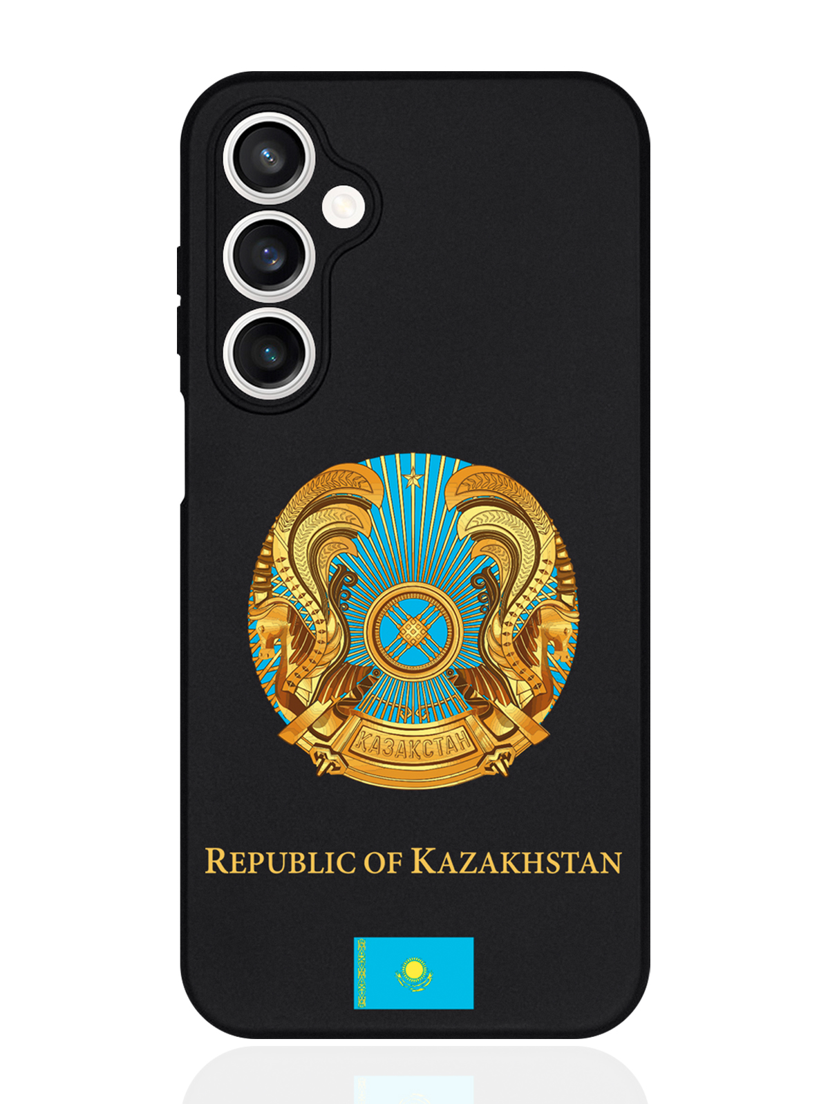

Чехол для смартфона Samsung S23Fe Герб Казахстана, Разноцветный, Samsung