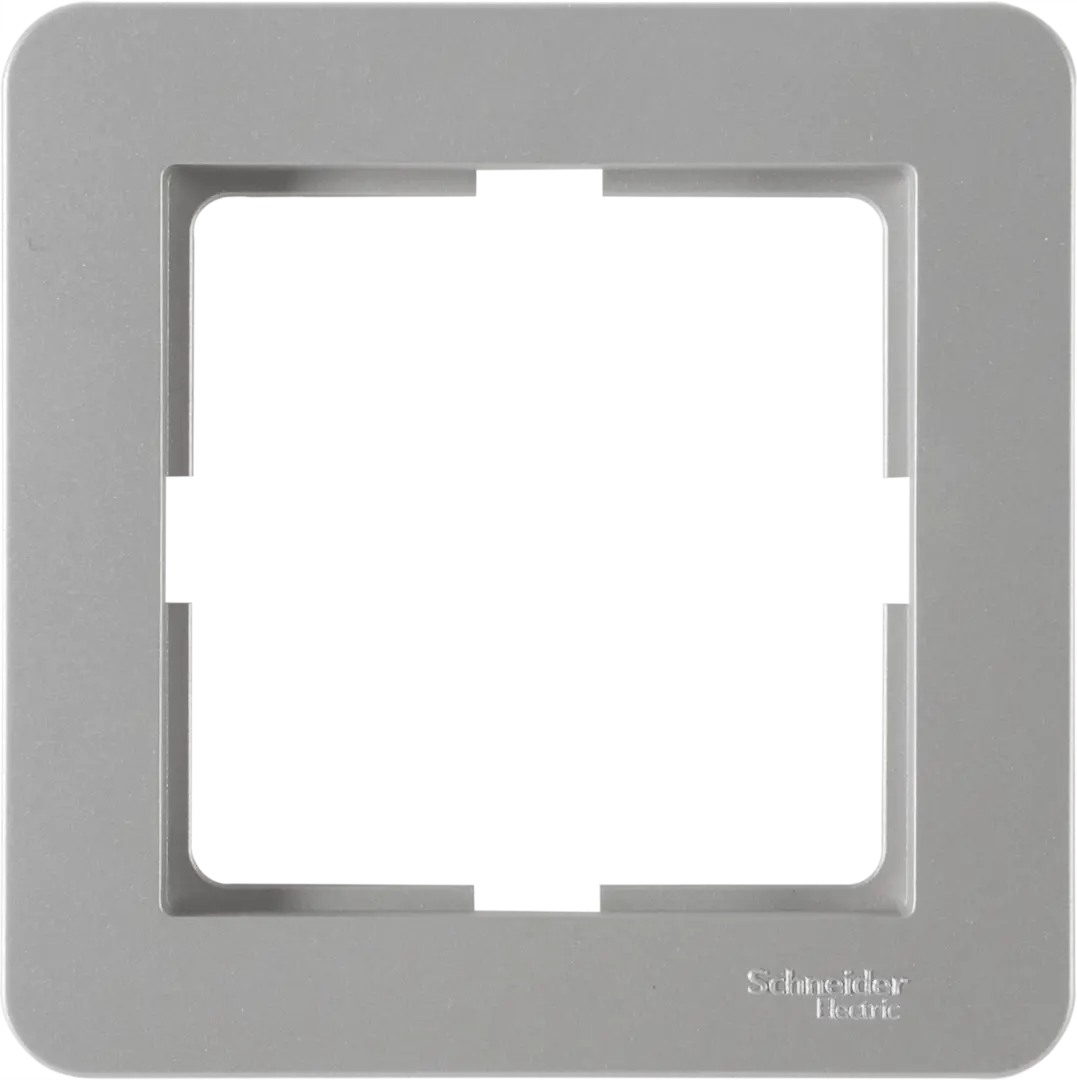 Рамка для розеток и выключателей Schneider Electric W59 Deco 1 пост, цвет платина лицевая панель для двух сенсорных выключателей и розетки 2 клавиши livolo bb c7 c1 c1 sr 11